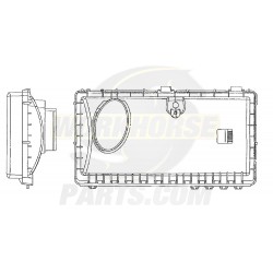 W0013391  -  Air Cleaner Housing Asm (With Cover & Element)